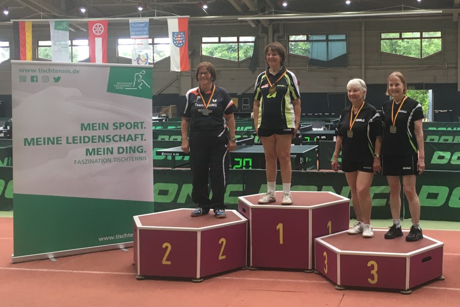4 Titel und 15 Medaillen für den BTTV bei Deutscher Seniorenmeisterschaft in Erfurt