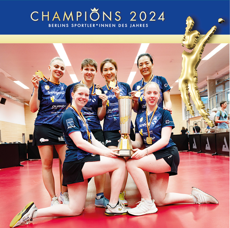 Berliner Champions 2024 – Eure Stimme für die Damen des ttc berlin eastside